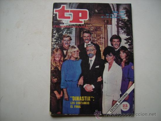 Coleccionismo de revista Teleprograma: TELEPROGRAMA,N&ordm; 882-PORTADA Y REPORTAJE,DINASTIA. - Foto 1