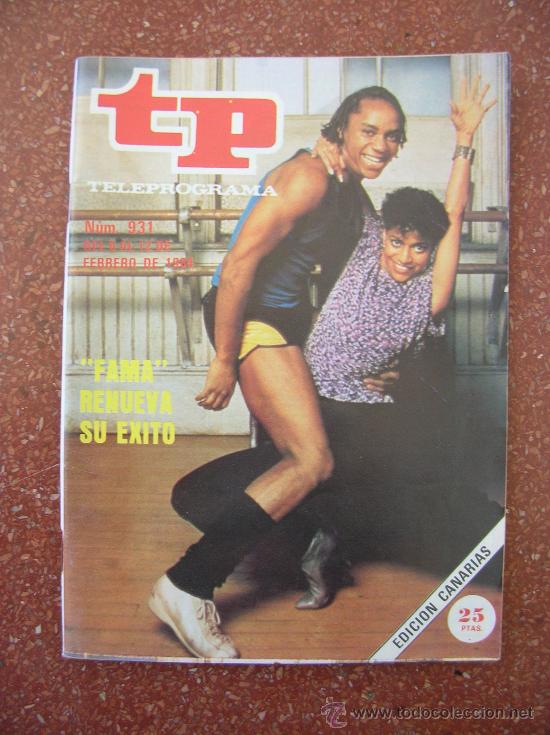 Coleccionismo de revista Teleprograma: TELEPROGRAMA N&ordm; 931: DEL 6 AL 12 DE FEBRERO DE 1984 - Foto 1