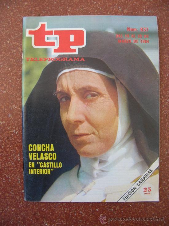 Coleccionismo de revista Teleprograma: TELEPROGRAMA N&ordm; 937; DEL 17 AL 23 DE MARZO DE 1984 - Foto 1