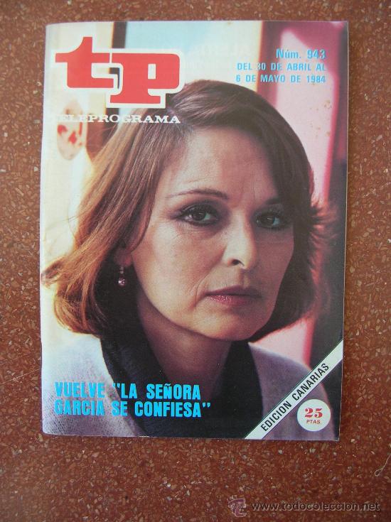 Coleccionismo de revista Teleprograma: TELEPROGRAMA N&ordm; 943: DEL 30 DE ABRIL AL 6 DE MAYO DE 1984 - Foto 1