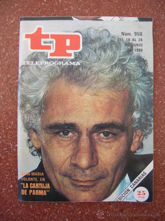 Coleccionismo de revista Teleprograma: TELEPROGRAMA N&ordm; 950: DEL 18 AL 24 DE JUNIO DE 1984 - Foto 1