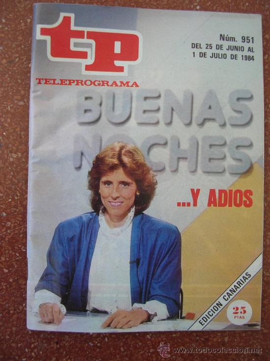Coleccionismo de revista Teleprograma: TELEPROGRAMA N&ordm; 951: DEL 25 DE JUNIO AL 1 DE JULIO DE 1984 - Foto 1