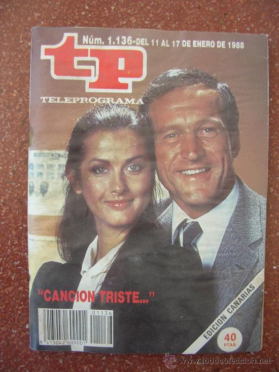 Coleccionismo de revista Teleprograma: TELEPROGRAMA N&ordm; 1.136: DEL 11 AL 17 DE ENERO DE 1988 - Foto 1