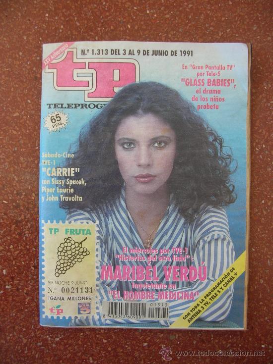 Coleccionismo de revista Teleprograma: TELEPROGRAMA N&ordm; 1.313: DEL 3 AL 9 DE JUNIO DE 1991 - Foto 1