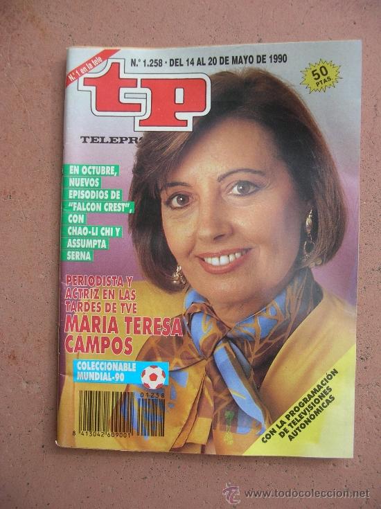 Coleccionismo de revista Teleprograma: TELEPROGRAMA N&ordm; 1258 A&Ntilde;O 1990 - Foto 1
