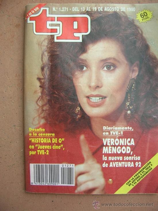 Coleccionismo de revista Teleprograma: TELEPROGRAMA N&ordm; 1.271 A&Ntilde;O 1990: VERONICA MENGOD - Foto 1