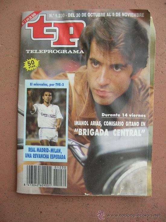 Coleccionismo de revista Teleprograma: TELEPROGRAMA  N&ordm; 1.230: BRIGADA CENTRAL - Foto 1