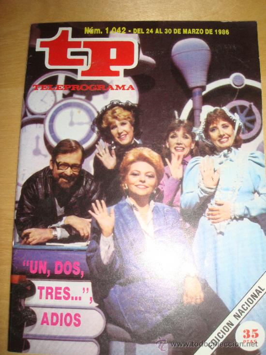 Coleccionismo de revista Teleprograma: Teleprograma 1.042 UN,DOS,TRES - Foto 1