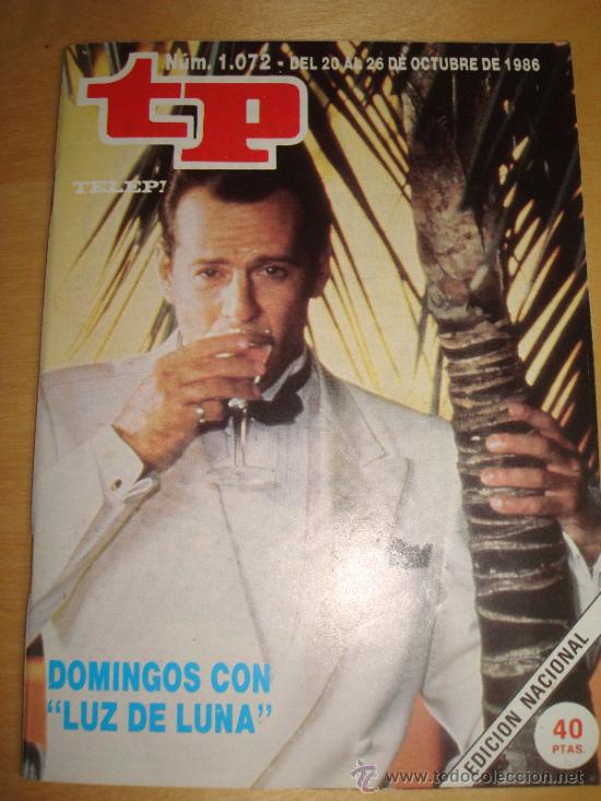 Coleccionismo de revista Teleprograma: Teleprograma 1.072 Luz de Luna Bruce Willis - Foto 1