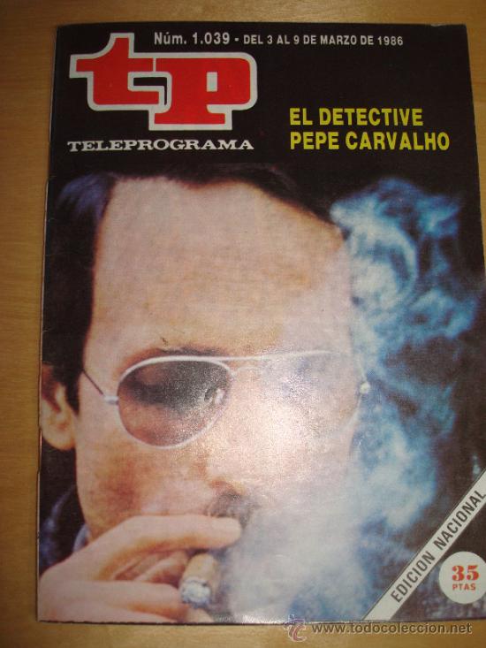 Coleccionismo de revista Teleprograma: Teleprograma 1039 Pepe Carvalho - Foto 1