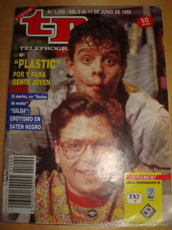 Coleccionismo de revista Teleprograma: Teleprograma 1.209 Plastic - Foto 1