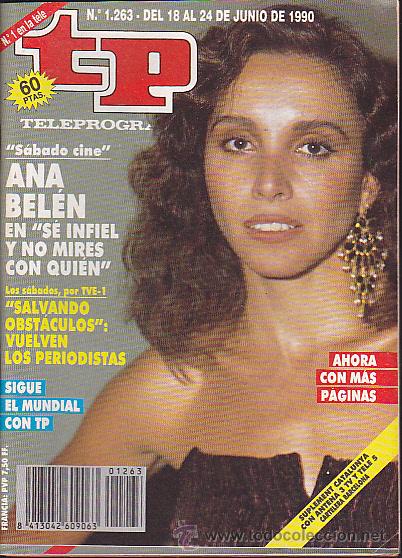 Coleccionismo de revista Teleprograma: REVISTA TELEPROGRAMA N&ordm; 1263 ANA BELEN - Foto 1