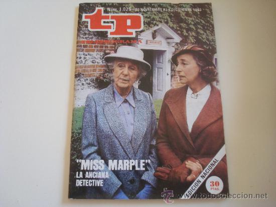 Coleccionismo de revista Teleprograma: Teleprograma 1.025. Miss Marple. 1985 - Foto 1