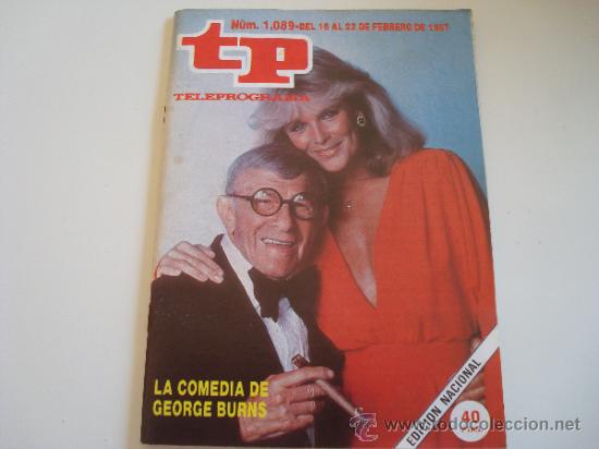 Coleccionismo de revista Teleprograma: Teleprograma 1.089.La comedia de Geoge Burns - Foto 1