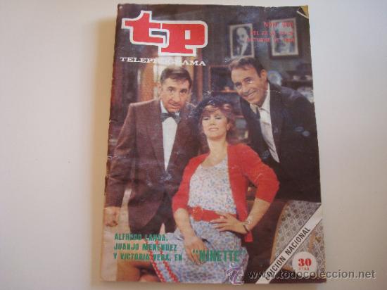Coleccionismo de revista Teleprograma: Teleprograma 968 Ninette - Foto 1