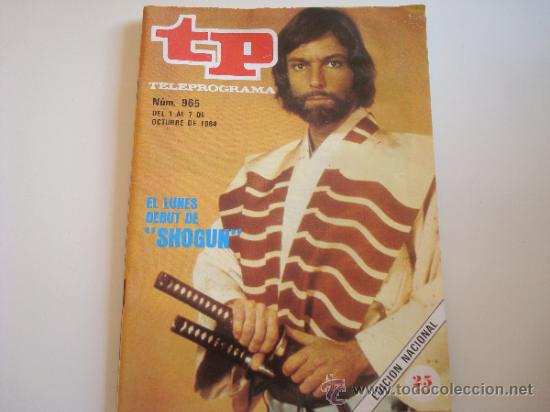 Coleccionismo de revista Teleprograma: Teleprograma 965 Shogun - Foto 1