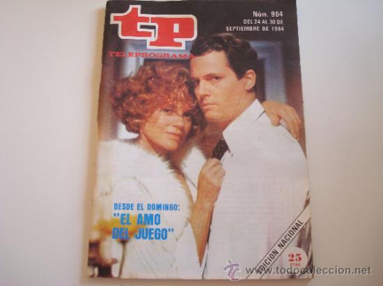 Coleccionismo de revista Teleprograma: Teleprograma 964 El amo del juego - Foto 1