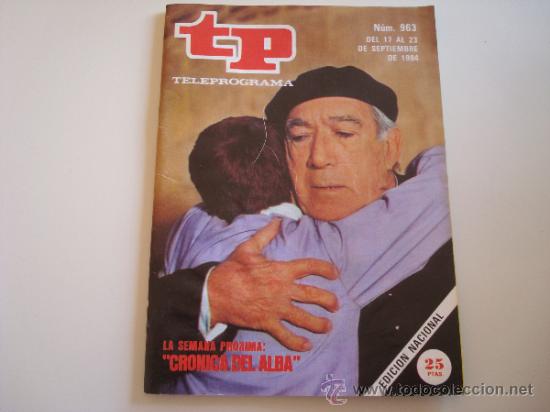 Coleccionismo de revista Teleprograma: Teleprograma 963 Cronica del Alba - Foto 1