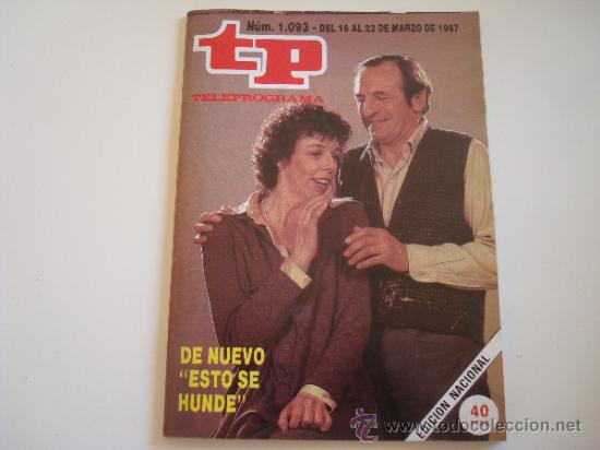 Coleccionismo de revista Teleprograma: Teleprograma 1.093 Esto se hunde - Foto 1