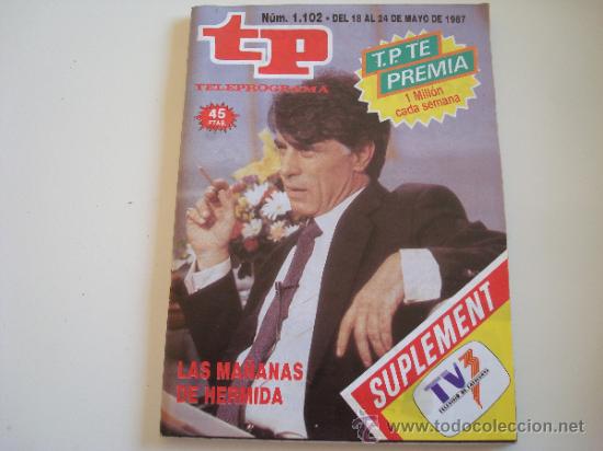 Coleccionismo de revista Teleprograma: Teleprograma 1102 Jes&uacute;s Hermida - Foto 1
