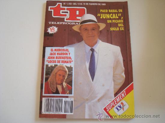 Coleccionismo de revista Teleprograma: Teleprograma 1.193 Juncal - Foto 1