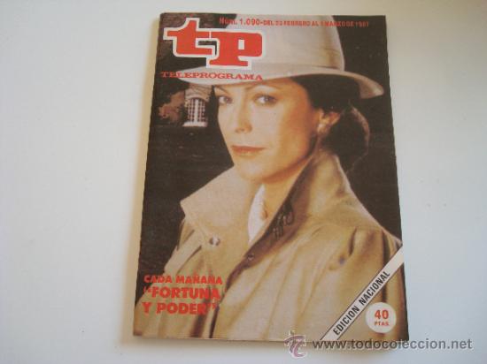 Coleccionismo de revista Teleprograma: Teleprograma 1.090 Fortuna y poder - Foto 1