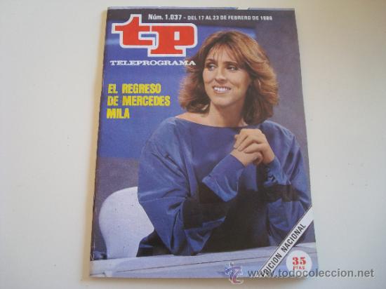 Coleccionismo de revista Teleprograma: Teleprograma 1.037 Mercedes Mil&aacute; - Foto 1