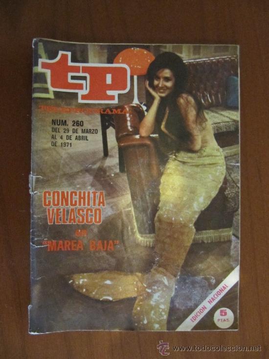 Coleccionismo de revista Teleprograma: Teleprograma TP n&ordm; 260. Concha Velasco. Marea baja. - Foto 1