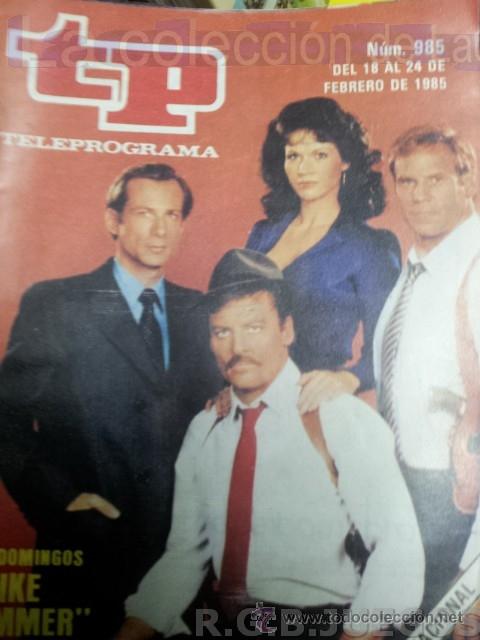Coleccionismo de revista Teleprograma: REVISTA TELEPROGRAMA TP NUMERO 985 SEPTIEMBRE 1985 - Foto 1
