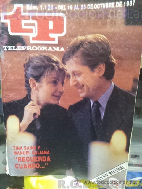 Coleccionismo de revista Teleprograma: REVISTA TELEPROGRAMA TP NUMERO 1124 SEPTIEMBRE 1987 - Foto 1