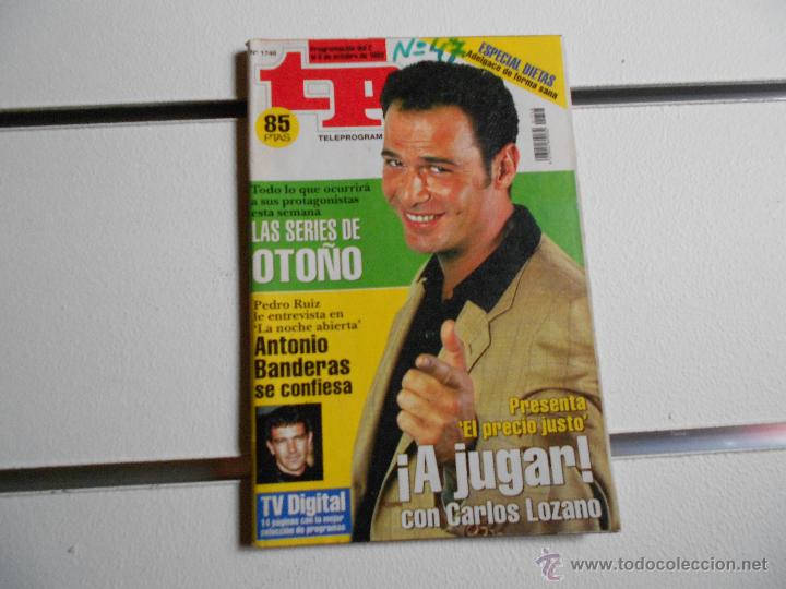 Coleccionismo de revista Teleprograma: REVISTA TELEPROGRAMA N&ordm; 1748. Carlos Lozano - Foto 1