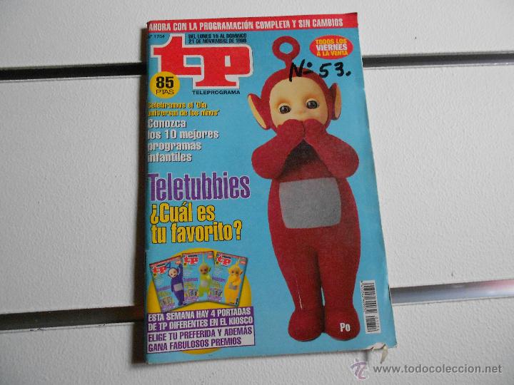 Coleccionismo de revista Teleprograma: REVISTA TELEPROGRAMA N&ordm; 1754. Teletubbies - Foto 1