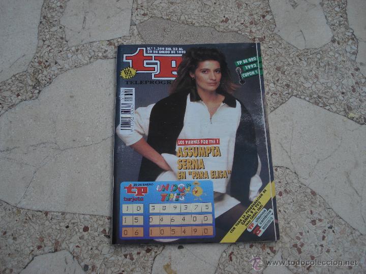 Coleccionismo de revista Teleprograma: TELEPROGRAMA N&ordm; 1399. ASSUMPTA SERNA. CARATULAS - Foto 1