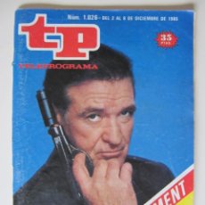 Coleccionismo de Revista Teleprograma: TP TELEPROGRAMA Nº 1026 - DEL 02 AL 08 DE DICIEMBRE DE 1985 - ROD TAYLOR MASCARADA