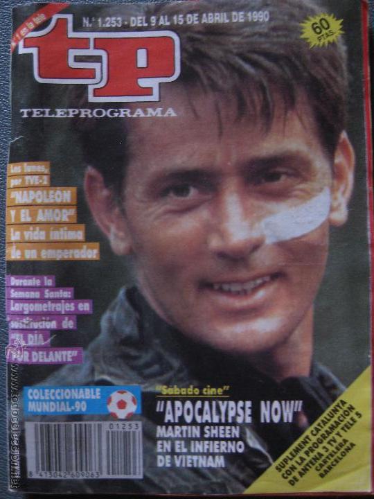 Coleccionismo de revista Teleprograma: TP N&ordm;1253 - MARTIN SHEEN - 1990 - Foto 1