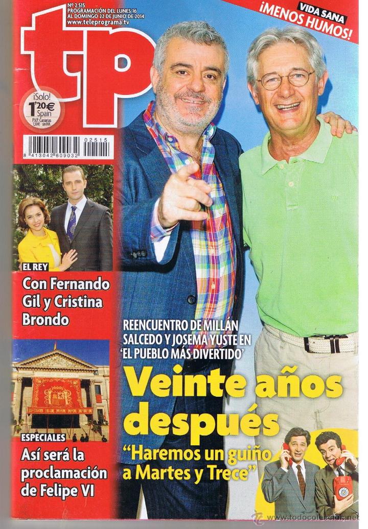 Coleccionismo de revista Teleprograma: TP. TELEPROGRAMA. N&ordm; 2515. MARTES Y TRECE. 16 JUNIO 2014.(ST/SL) - Foto 1