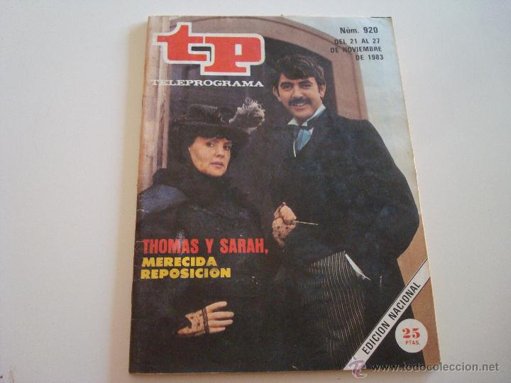 Coleccionismo de revista Teleprograma: TP .Num 920 - Foto 1