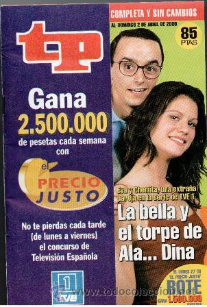 Coleccionismo de revista Teleprograma: Teleprograma Tp, 2 de marzo de 2000 - Foto 1