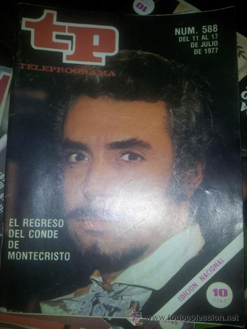 Coleccionismo de revista Teleprograma: REVISTA TELEPROGRAMA TP NUMERO 588 JULIO 1977 - Foto 1
