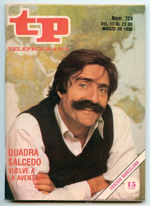 Coleccionismo de revista Teleprograma: TP - TELEPROGRAMA - 1980 - MIGUEL DE LA QUADRA SALCEDO - Foto 1