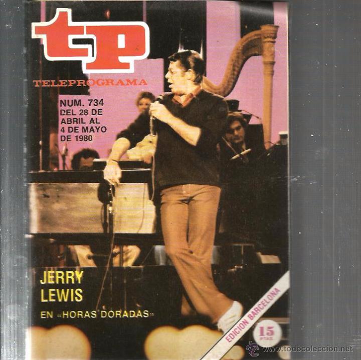 Coleccionismo de revista Teleprograma: TP TELEPROGRAMA NUM. 734: JERRY LEWIS - Foto 1