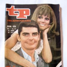 Coleccionismo de Revista Teleprograma: TP TELEPROGRAMA Nº 270 - DEL 7 AL 13 DE JUNIO DE 1971 - EL Y ELLA