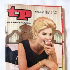 Coleccionismo de Revista Teleprograma: TP TELEPROGRAMA Nº 267 - DEL 17 AL 23 DE MAYO DE 1971 - BARABARA ANDERSON EN IRONSIDE
