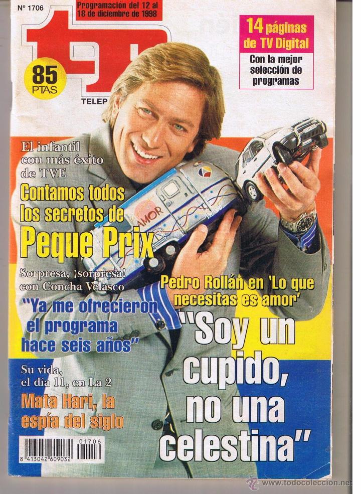 Coleccionismo de revista Teleprograma: TP. TELEPROGRAMA. N&ordm; 1706. 12 AL 18 DICIEMBRE  1998. (P/B1) - Foto 1