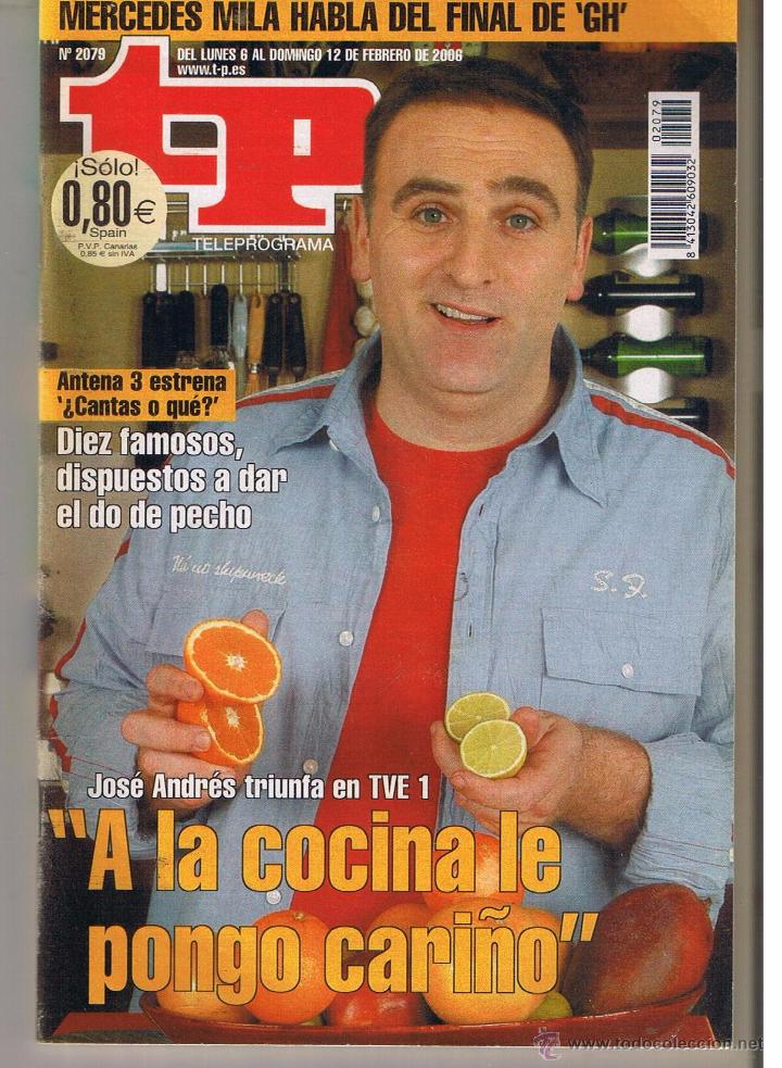 Coleccionismo de revista Teleprograma: TP. TELEPROGRAMA. N&ordm; 2079. 12 FEBRERO  2006. (P/B1) - Foto 1
