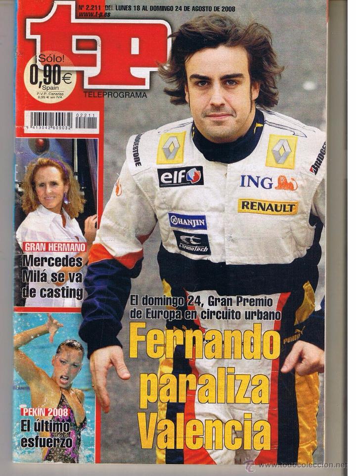 Coleccionismo de revista Teleprograma: TP. TELEPROGRAMA. N&ordm; 2211. 24 AGOSTO  2008. (P/B1) - Foto 1