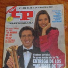 Coleccionismo de Revista Teleprograma: TP TELEPROGRAMA Nº 1302, 1991 - ESPECIAL: ENTREVISTA EMILIO ARAGON Y PALOMA LAGO GANADORES TP