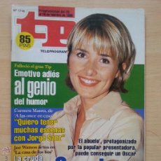 Coleccionismo de Revista Teleprograma: TP TELEPROGRAMA 1716 VERSIÓN ESPAÑOLA - CAYETANA GUILLÉN CUERVO (1999). Lote 53604006