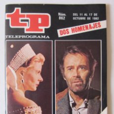 Coleccionismo de Revista Teleprograma: TP TELEPROGRAMA Nº 862 - DEL 11 AL 17 DE OCTUBRE DE 1982 - CICLOS DEDICADOS A INGRID Y HENRY