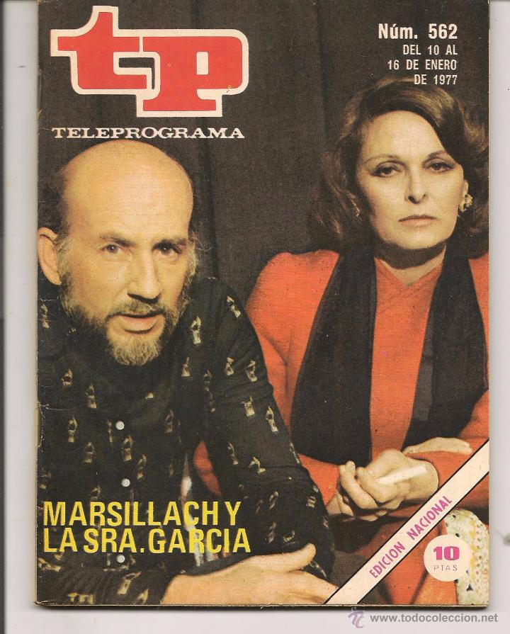 Coleccionismo de revista Teleprograma: TP. TELEPROGRAMA. N&ordm; 562.   16 ENERO 1977. (P/D41) - Foto 1